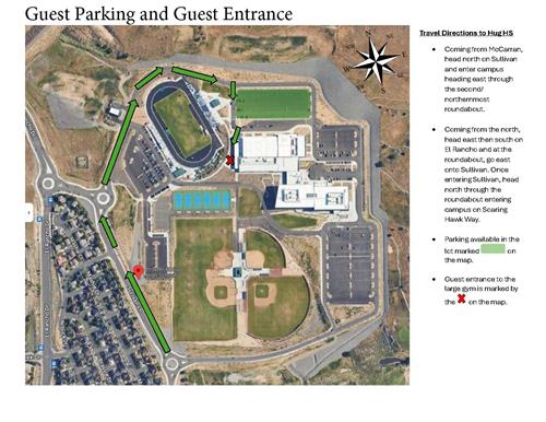 Guest Parking and entrance